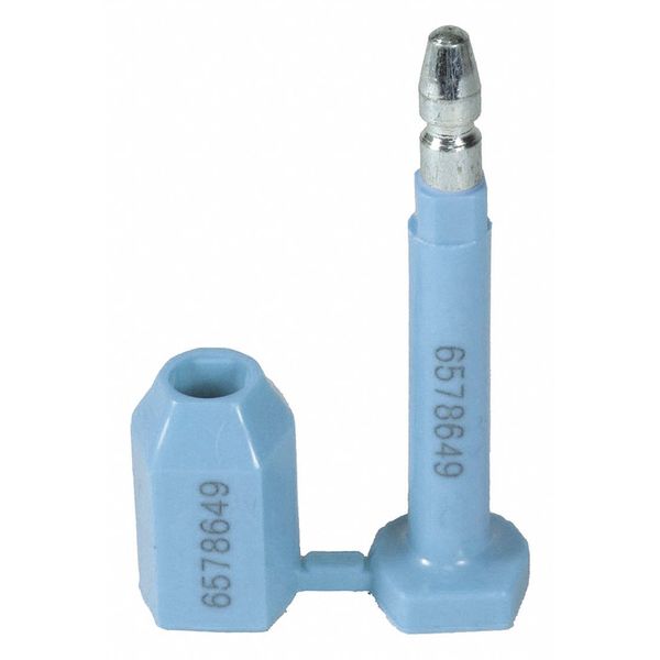 Standard Bolt Seal, 8mm, Light Blue, PK10