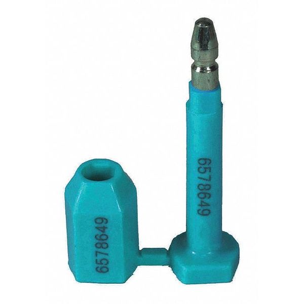 Standard Bolt Seal, 8mm, Med Blue, PK10