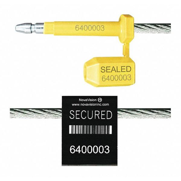 Bolt/Cable Seal Combo, Serial No.