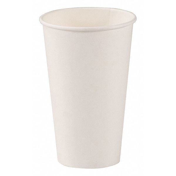 Paper Hot Cup, 16oz., White, PK1000