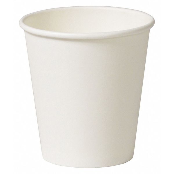 Paper Hot Cup, 10oz., Squat White, PK1000