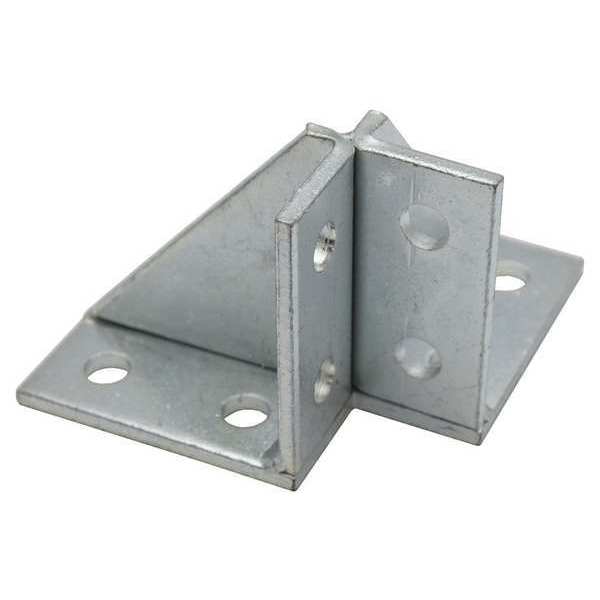 Corner Gusset Connection, 8-Hole, 2-Way