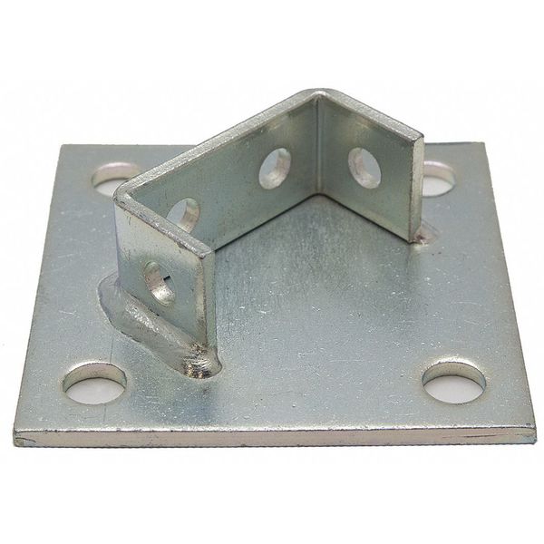 Post Base For Double Strut, 1-Hole
