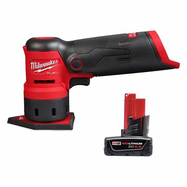 M12 FUEL Orbital Sander, M12 XC4.0 Batt