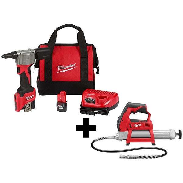 M12 Rivet Tool Kit, M12 Grease Gun