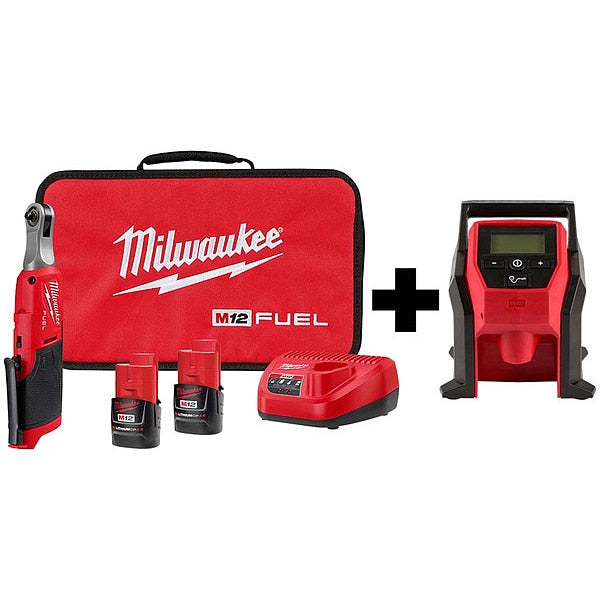 M12 FUEL 1/4 HS Ratchet, M12 CP Inflator