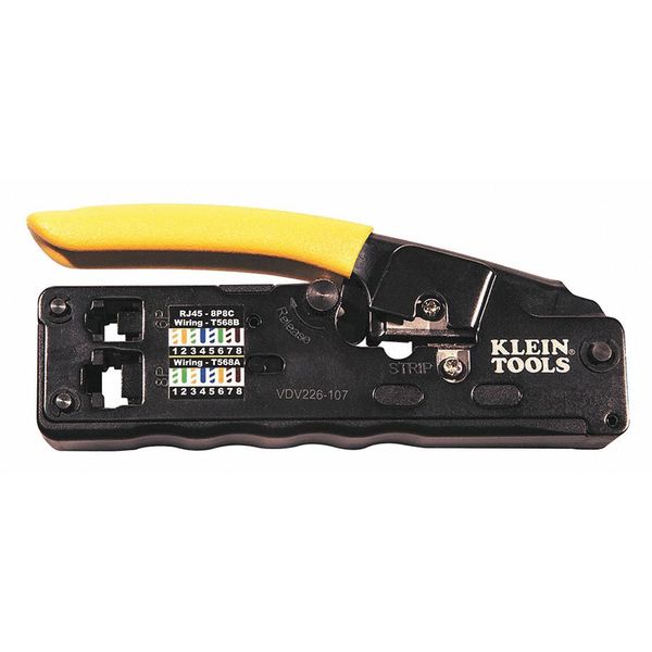 5 1/4 in Ratchet Crimper CAT3, CAT5e, CAT6