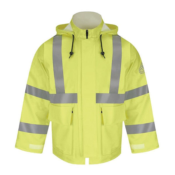 High-visibility Yellow Rain Jacket size S