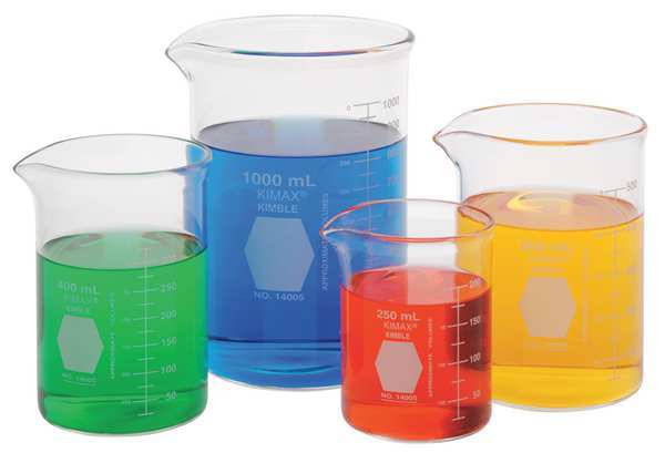 HeavyDty Beaker Starter Pack, Glass, Clear
