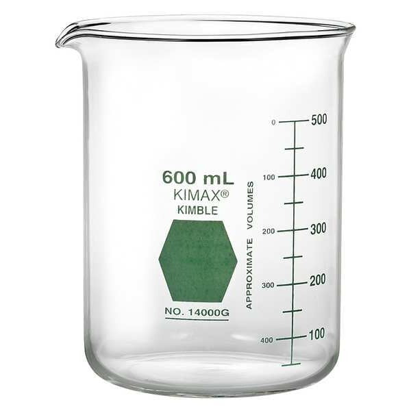Griffin Beaker, 100mL, Glass, Clear, PK12