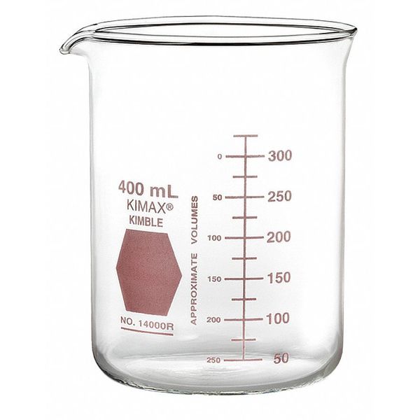 Griffin Beaker, 100mL, Glass, Clear, PK12