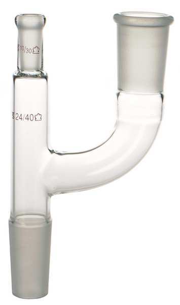 Adapter, Claisen, Transparent, 24/40