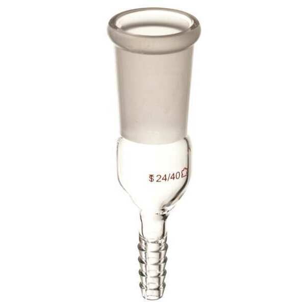 Adapter, Inlet, Transparent, 24/40
