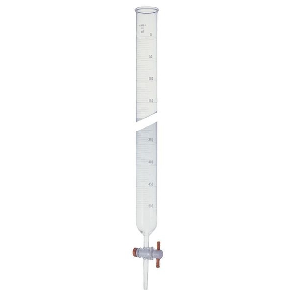 Funnel Fill Dispens Buret, Glas, 500mL, PK2
