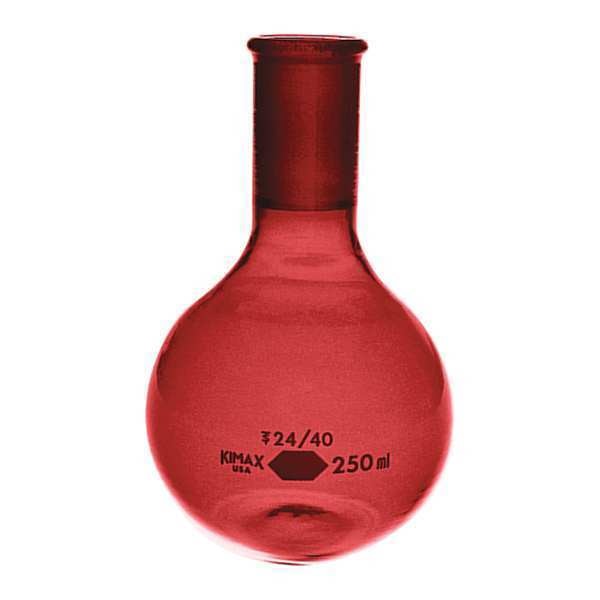 Boiling Flask, 250mL, Glass, Red