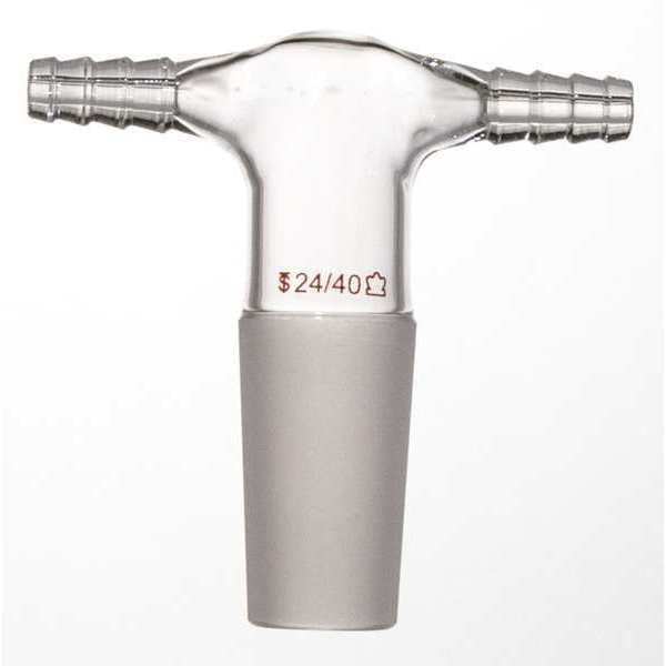 Adapter, Inlet, Transparent, 24/40