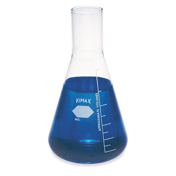 Culture Flask, 125mL, Glass, Clear, PK24