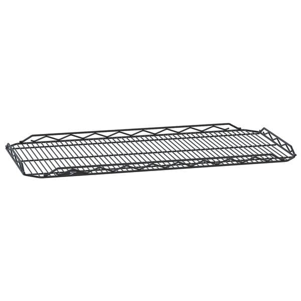 Wire Shelf, 18x36 in., Black, Epoxy, PK4