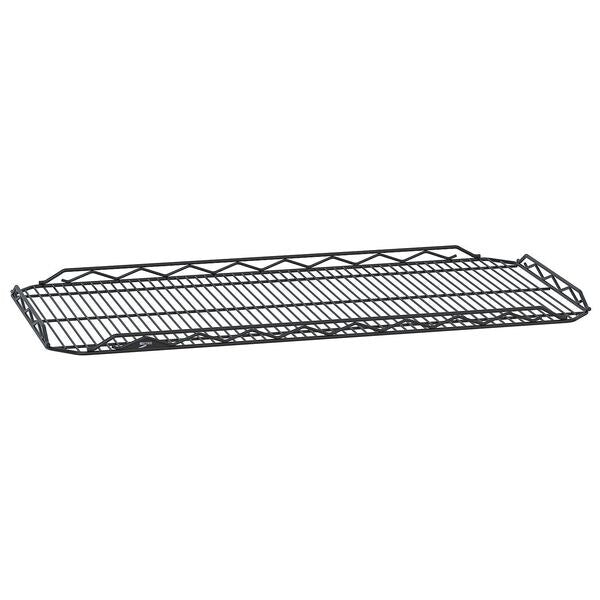 Wire Shelf, 21x48 in., Black, Epoxy, PK4