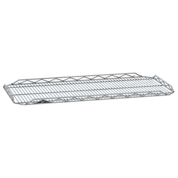 Wire Shelf, Drop Mat, 21x48, Chrome, PK4