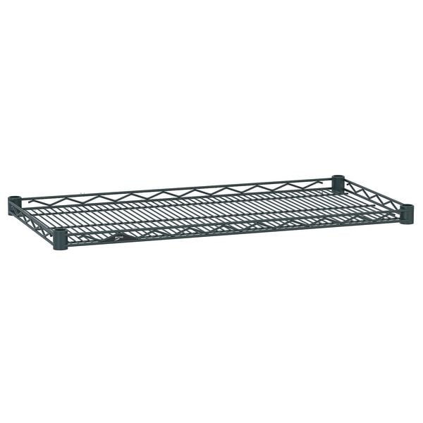 Wire Shelf, 14x36 in., Smoke, Epoxy, PK4