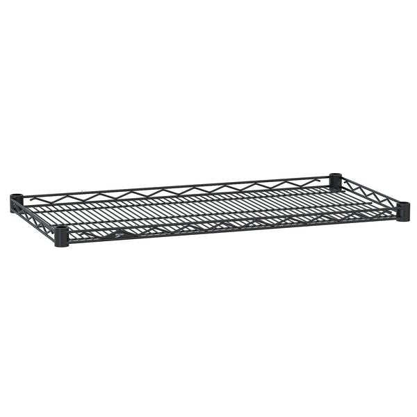 Wire Shelf, 21x36 in., Black, Epoxy, PK4
