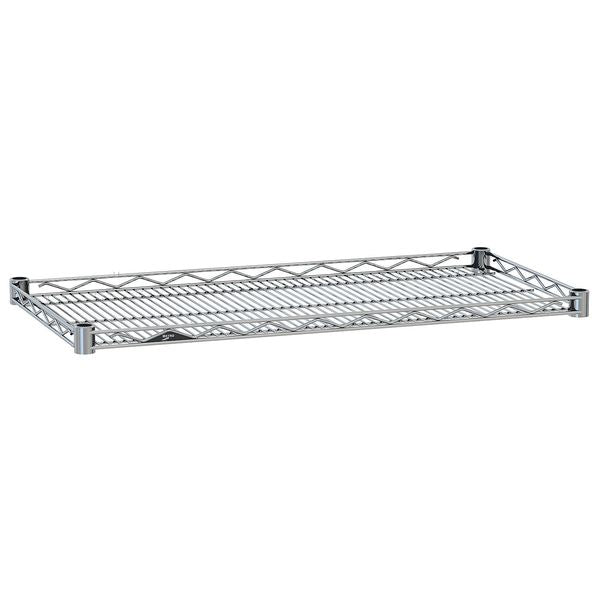 Wire Shelf, Drop Mat, 21x36, Chrome, PK4