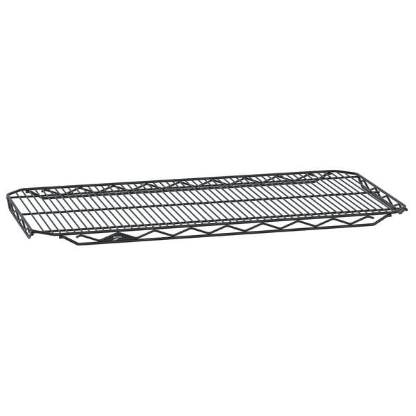 Wire Shelf, 18x48 in., Black, Epoxy, PK4