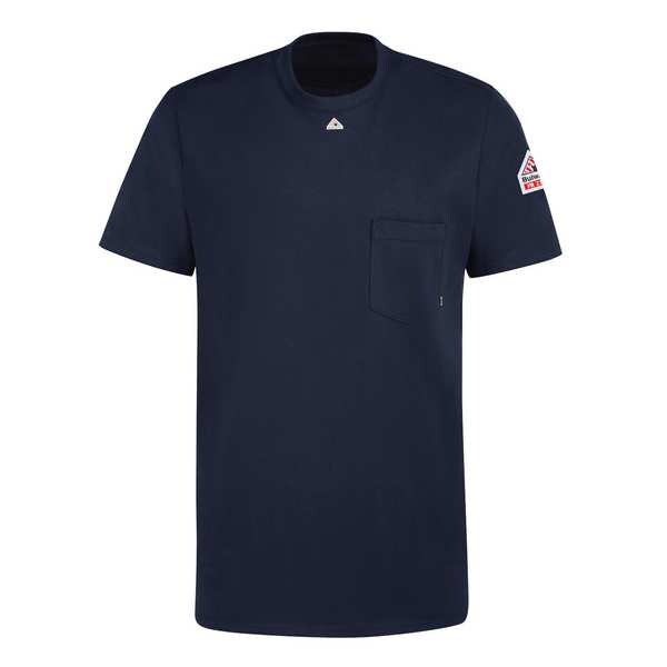 Ss Fr Interlock Tee Navy 6.25 Oz