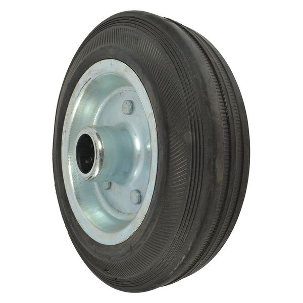 Repl Wheel, Black, 6 In, Pk2