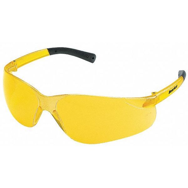 Safety Glasses, Amber Scratch-Resistant