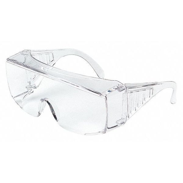 Safety Glasses, Clear Polycarbonate Lens, Scratch-Resistant