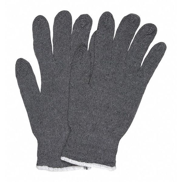 Regular Weight Cotton Poly Gray, M, PK12
