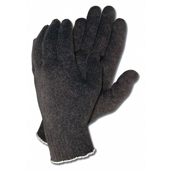 10 Gauge Cotton Polyester Black, L, PK12