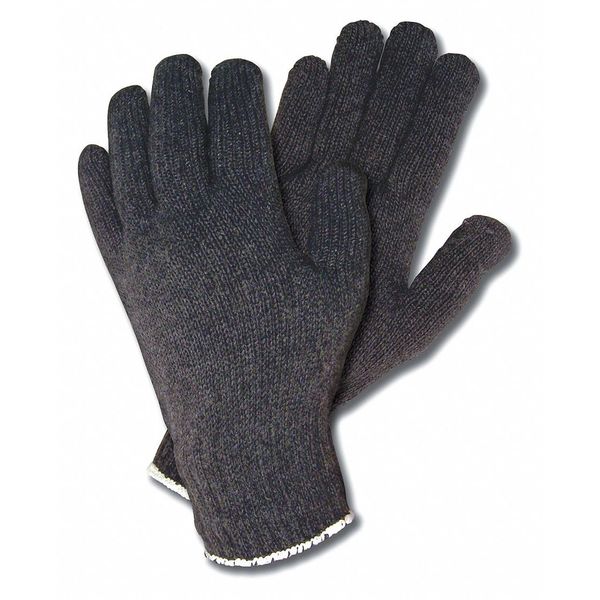 Heavy Weight Cotton, Polyester, Blk, L, PK12