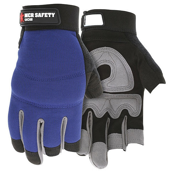 Fasguard Synthtc Leather 3 Fingerless, XL