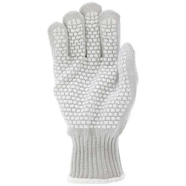 Cut Resistant Coated Gloves, A9 Cut Level, PVC, S, 1 PR