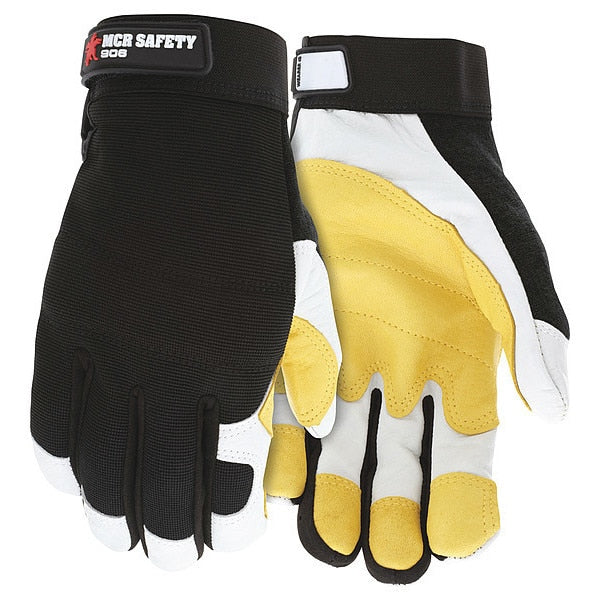 Fasguard White Grain Goatskin Yellow P, S