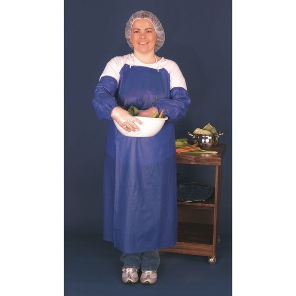 6 Mil Blue Vinyl Apron Edge 35 X, PK12