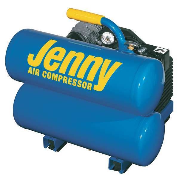Air Compressor, 2 HP, 115V, 125 psi