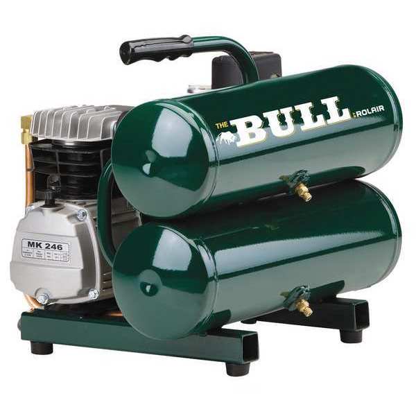 Air Compressor, 2 HP, 115V, 135 psi