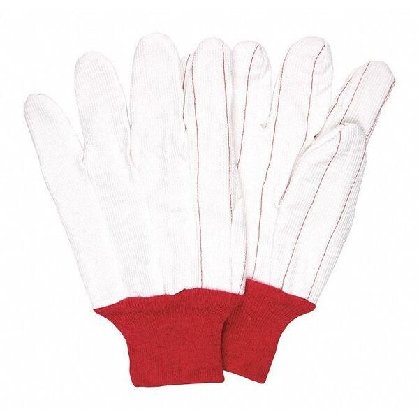 Corded Double Palm Poly Cotton Na, L, PK12
