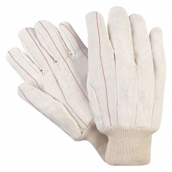 Corded Double Palm Poly Cotton Na, L, PK12