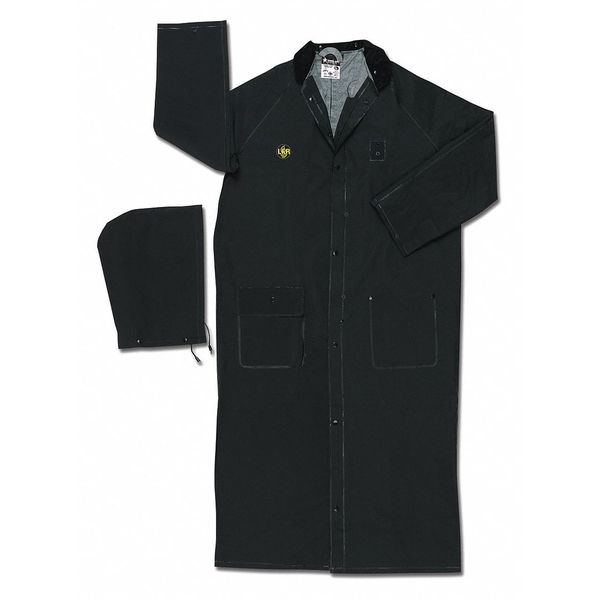 Rider Raincoat, Black, 5XL