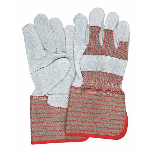 Leather Palm 4.5 Gauntlet Cuff, L, PK12