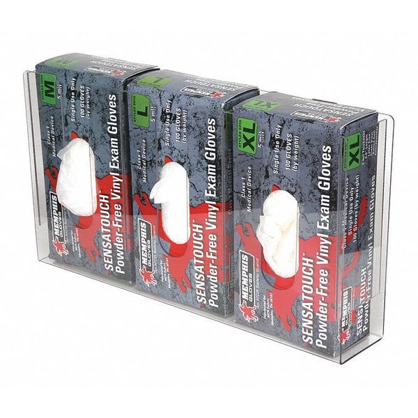 Glove Dispenser, Acrylic, 3 Boxes