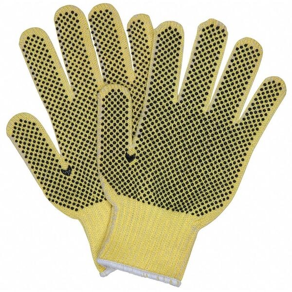 Cut Resistant Coated Gloves, A2 Cut Level, PVC, XS, 12PK