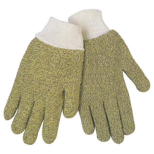 Reg Wght Terry Kevlar Brwn Cotton, M, PK12