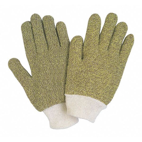 Reg Wght Terry Kevlar Brwn Cotton, M, PK12