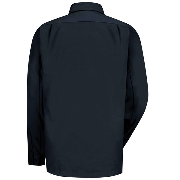 Long Sleeve Shirt, Black, Polyester/Cotton